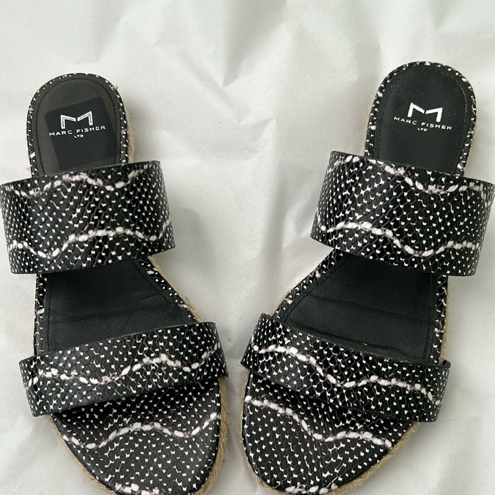 Marc Fisher Slide On Sandals